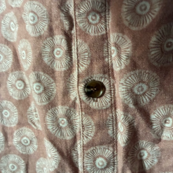 Rhythm Linen pattern button down - Picture 3 of 4